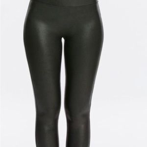 Spanx faux leather leggings small